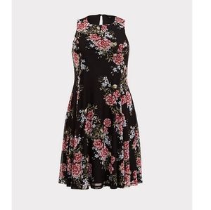 Torrid - Floral Trapeze Dress - Size 18/20